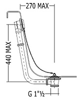 Слив-перелив Devon&Devon SFD1058S