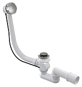 Ravak Слив-перелив для ванны Click-Clack, цвет: хром X01305