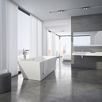 Ravak Freedom Смеситель для ванны напольный с душевым набором и внутренней частью, цвет: хром X070079