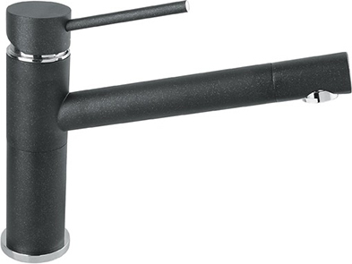 Timo Saona Смеситель для кухни, на 1 отверстие, цвет: черный 2303F anthracite