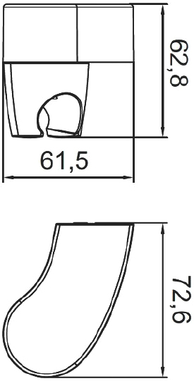 Iddis 40 Держатель для лейки, настенный, цвет: хром 040CP00i53