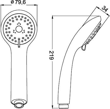 Iddis Лейка для душа, настенная, цвет: хром A11031