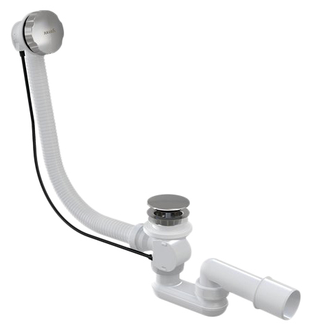 Ravak Слив-перелив для ванны Click-Clack, цвет: хром X01318