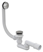 Ravak Слив-перелив для ванны Click-Clack, цвет: хром X01472