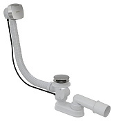 Ravak Слив-перелив для ванны Click-Clack, с переливом II, цвет: хром X01507