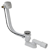 Ravak Слив-перелив для ванны Click-Clack, с переливом II, цвет: хром X01504