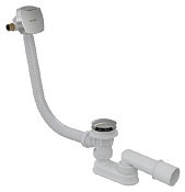 Ravak Слив-перелив для ванны Click-Clack, с переливом II, цвет: хром X01440