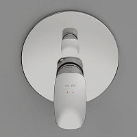 Am.Pm Spirit V2.1 Смеситель для ванны с душем настенный встраиваемый, цвет: хром F71A85000