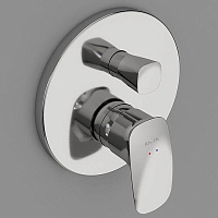 Am.Pm Spirit V2.1 Смеситель для ванны с душем настенный встраиваемый, цвет: хром F71A85000