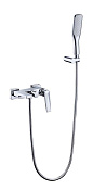 Boheme Venturo Смеситель для ванны с душевым комплектом: ручной душ, излив 20 см, цвет: chrome 373