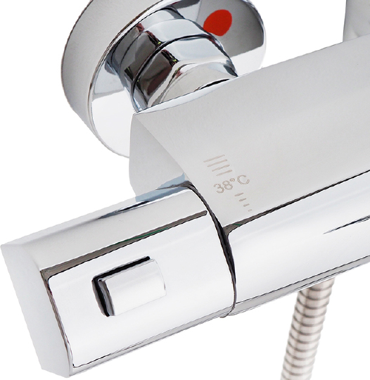 Iddis Uniterm Смеситель для ванны и душа, настенный, цвет: хром UNISB02i74WA
