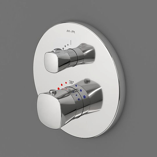 Am.Pm Spirit V2.1 Термостат для душа настенный встраиваемый, цвет: хром F71A75600