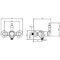 Boheme Tradizionale Oro Смеситель для душа без излива, цвет: gold 284