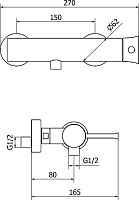 Cezares Positano Смеситель для душа POSITANO-DM-01