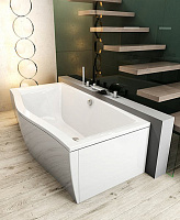 Ravak Waterfall Смеситель на борт ванны, с ручным душем, цвет: хром X070060