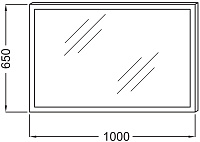 Зеркало Jacob Delafon Escale EB1442 100 см EB1442-NF