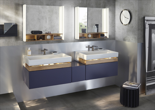 Jacob Delafon Terrace Зеркало c подсветкой 80х13х68,5h, хром EB1181-NF