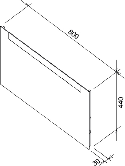 Ravak Clear Зеркало 80x44h см, с подсветкой, цвет: хром X000000765