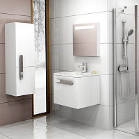 Ravak Chrome Шкаф-пенал правый 35x37x120h см, подвесной, с 2-мя дверцами, цвет: белый X000000543