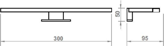 Зеркало-шкаф Jacob Delafon Odeon Up EB879 с подсветкой EB879-J5