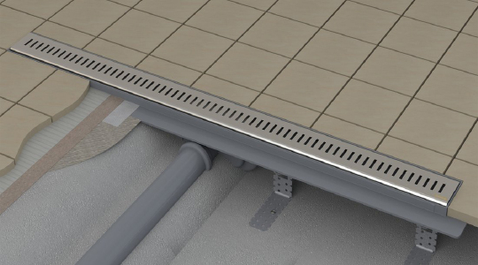 Ravak Zebra 750 Душевой лоток 75 см, с комбинированным гидрозатвором, цвет: хром X01433