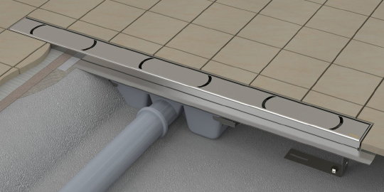 Ravak Chrome 850 Душевой лоток 85 см, с двойным гидрозатвором, цвет: хром X01427