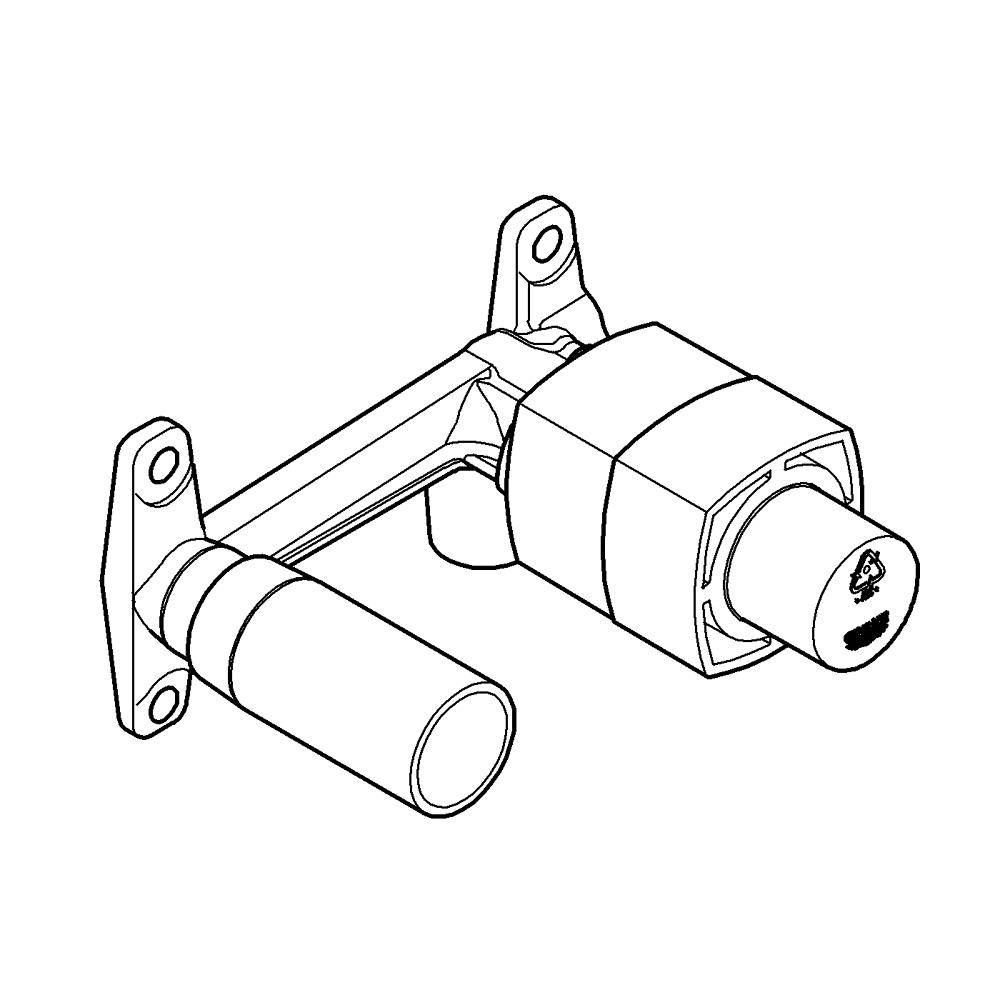 Grohe Grandera Встраиваемая часть смесителя для раковины на 2 отверстия 23319000