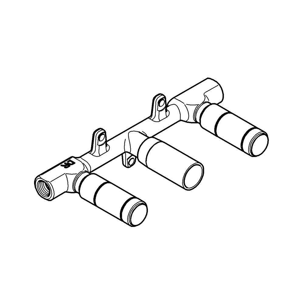 Grohe Ondus Встраиваемая часть смесителя для раковины на 3 отверстия 29025000