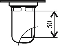 Ravak Basic Сифон для поддона пластиковый, цвет: хром X01308