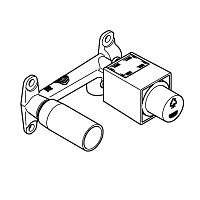 Grohe Встраиваемая универсальная часть смесителя для раковины на 2 отверстия 23200000