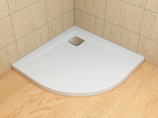 Radaway Сифон для душевого поддона Argos с сетчатым фильтром, цвет: хром глянцевый R399