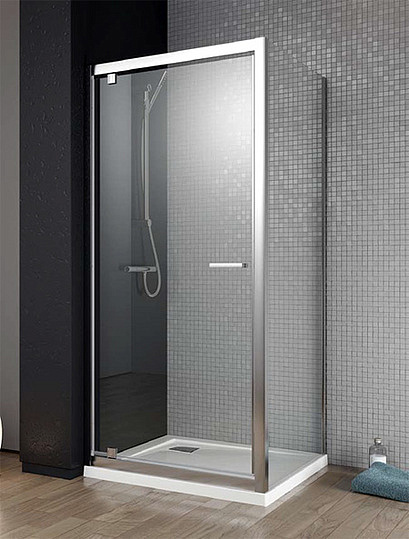 Radaway Twist S Боковая стенка, прозрачная 6 мм, Easy Clean 80х190h см, цвет: хром глянцевый 382011-01