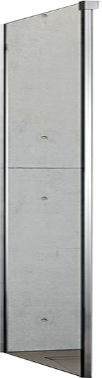 Radaway Idea KDJ Боковая стенка, прозрачная 6 мм, Easy Clean 110х200,5h см, цвет: хром глянцевый 387053-01-01L