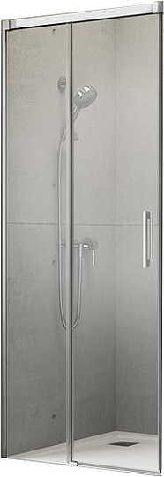 Radaway Idea KDD Душевая дверь, левая, прозрачная 6 мм, Easy Clean 90х200,5h см, цвет: хром глянец 387060-01-01L