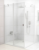 Ravak Chrome Дверь для душевого уголка CRV2 стекло 120x195h см, цвет: белый 1QVG0100Z1