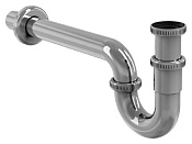 Ravak Сифон для раковины U-образный латунный, цвет: хром X01436