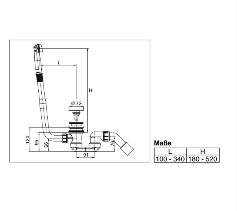 Bette Слив-перелив для ванны BetteArt, цвет хром  cr B614-901