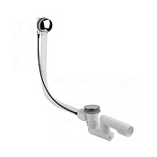 Gessi Слив-перелив для ванны полиэтиленовая. Длина кабеля управления 57,5 см, цвет хром 01452#031