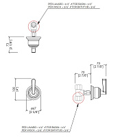 Devon&Devon Manhattan Кран запорный, цвет никель блестящий MNH467NK