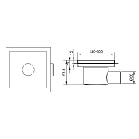 RGW Shower Drain Трап для душа 16230100-00