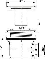 RGW Сифон для поддона 03241100-10