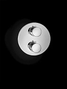 Almar Core Round Термостат для душа, внешняя часть на 2 потребителя, цвет: chrome E176832.CR