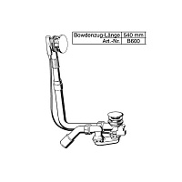 Bette Слив-перелив Multiplex M5, стандартный, белый B600-000