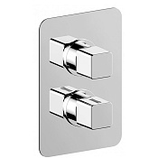 Cisal Cubic Смеситель термостатический для душа встраиваемый на 1-3 потребителя, цвет: chrome CU0BT03021