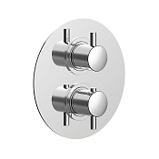 Cisal Less New Смеситель термостатический для душа встраиваемый на 3 потребителя, цвет: chrome LN01820021