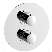 Cisal Slim Смеситель термостатический для душа встраиваемый на 2 потребителя, цвет: chrome SM01810021