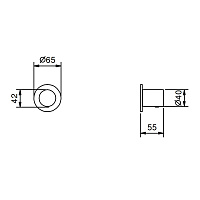 Fantini Nostromo Запорный вентиль, цвет: хром 87 02 G591B