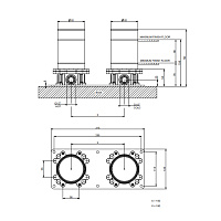 Gessi Встраиваемая часть напольного смесителя для ванны 65099#031