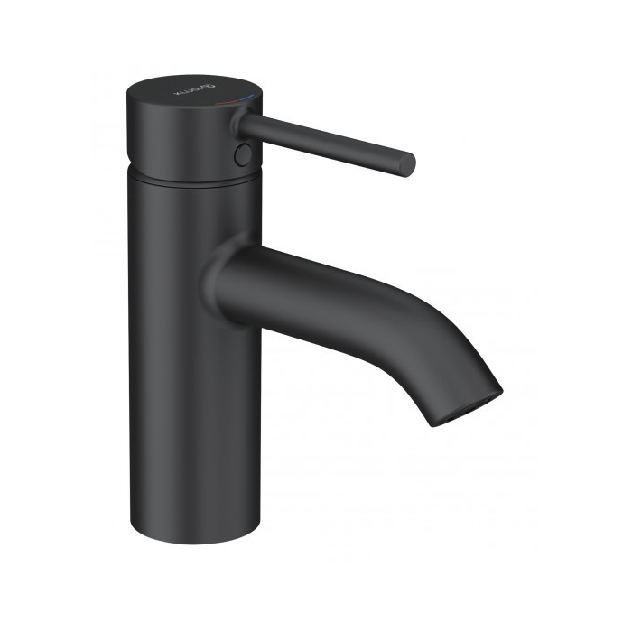 Kludi Bozz Смеситель для раковины, без д/к, длина излива 12,5 см, цвет: черный матовый 382723976