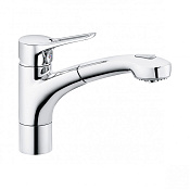 Kludi MX Смеситель для кухни, полый рычаг, для безнапор. водонагрев., выс. изл. 15 см, цвет: хром 399420562